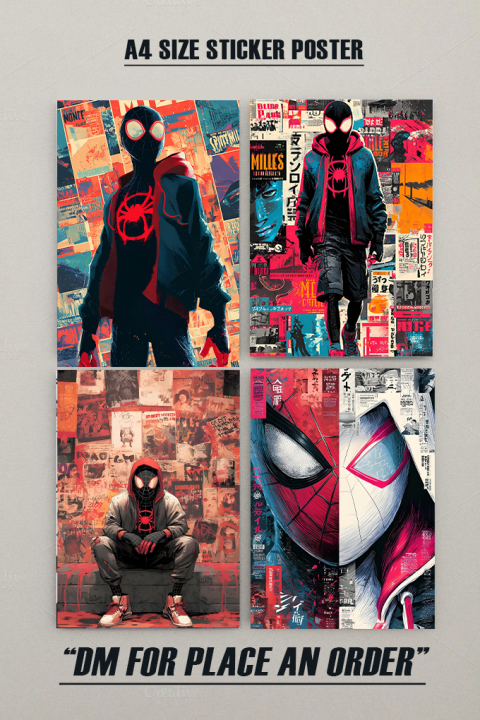 pack-of-4-a4-size-spiderman-wall-art-posters-daraz-pk
