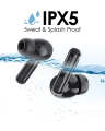 Audionic Airbud 690 Ion Quad Mic, ENC Wireless Earbuds, Gaming mode Low Latency TWS Earbud With Upto 30 Hours Playtime, IPX5 Water Proof Wireless Earphones With Voice Assistance Bluetooth Ear buds And Headphones. 