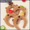[Oliver Timmy] Trendy Cute Headband Cartoon Capybara Bands Fashionable Head Hoop For Women Girls Sweet Versatile Hair Accessories Gifts. 