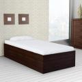 Ghania Modern squire single bed in MDF Lasani wood. 