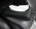 Leather Car Tissue Box Holder with 50 Free Tissues Vehicle Tissue Dispenser - Car Tissue Sun visor Holder - Leather Premium Quality. 