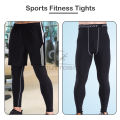OIMG Compression Tights Pants Cool-Dry Sports Tights Pants Running Leggings Gym Quick-Drying Fit Training Jogging Pants Men. 