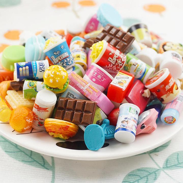 5pcs 1:12 Dollhouse Miniature Resin Food  Snacks Accessories Kid Toys Lonni