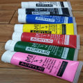 Acrylic Color Paints 75 ml Tube 7 Color Set White, Black, Red, Yellow, Pink, Green & Blue Color Art # OFADM-AC Tube-WBRYPGB-5PC-006. 