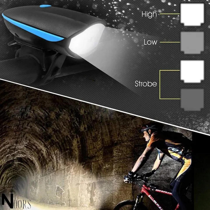 Super%20Bright%20Rechargeable%20Bike%20Bicycle%20Cycle%20light%20with%20Horn%20with%20High%20Low%20Flashing%20Beam%20and%20140%20DB%20Sound%20with%205%20Different%20Horn%20Modes%20-%20Image%202