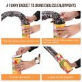 Novelty Potato Chip Can Funny Pranks Joke Jump Pop Out Spring Snake Trick Toy. 
