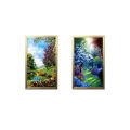5x12" Photo Frames Glass front with FREE PRINT - Pack of 2 Customized / Own / Personal - Picture / Photos / Landscape Wall Frames - Decore. 