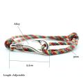 Trendy Charm Fish Hook Anchor Bracelet Double Layer Adjustable Milan Rope Braclet Men Women Sailing Adventure Accessories Gifts. 