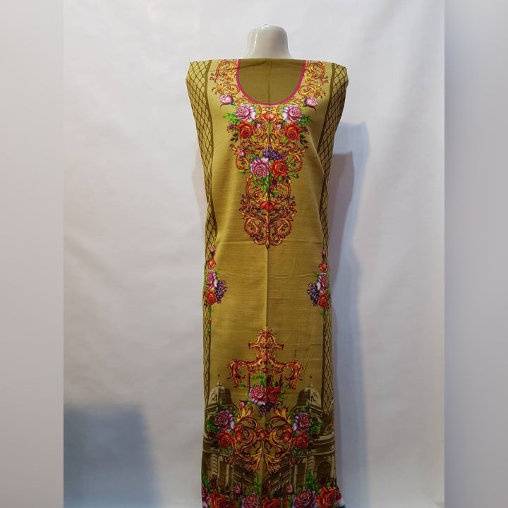 Girls 2pc Lawn Suit Full Embroidery With Amezing Summer Lawn Collection And Trendy Style 2021