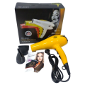 Electric Hair Dryer 3 in 1 Imported Heavy Duty  2 Air Speeds and 2 Heat Speeds High Quality - Professional Hair Dryer with 1 nozzle and  1 big comb attachments 5000 Watts. 