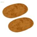 Oval Shape Sew On Elbow Knee Patches for Jeans Shirt Sewing Repair Supplies. 