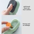 Shoe Brush Automatic Liquid Discharge Deep Cleaning Soft Bristles Household Laundry Cleaning Brush For Daily Use. 