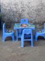 Kids Table & Baby Pure Plastic Chairs Available in Multi Random Colors Coffee table. 