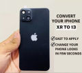 iPhone XR to iPhone 13 Converter Sheet - Custom Back Cover for iPhone XR. 