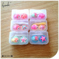 Lymouko Lovely Cartoon Pentagram Starfish Little Fish Portable Contact Lens Case for Women Gift Eye Care Contact Lenses Box. 