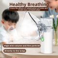 Portable Mesh Nebulizer Machine for Kids and Adults, Mini Handheld Inhaler Nebulizer with Mask and Mouthpiece, Quiet Ultrasonic Vaporizer for Home and Travel Use. 