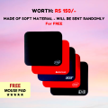 RGB Mouse with FREE Mouse Pad - HP Gaming Mouse with Top RGB 7 Lights Breathing - USB Wired Optical Moue for PC, Laptop, Minecraft, Mobile Pubg, Free Fire. 