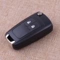 【Universal Car Parts Store】DWCX New 2 Buttons Remote Folding Key Shell fit for Chevrolet Cruze Spark Aveo Opel Vauxhall Holden. 
