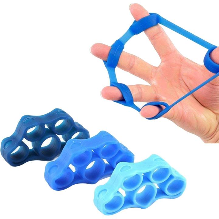 3 in 1 Finger Stretcher Resistance Bands Finger Grip Strengthener