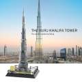 Odeez The Burj Khalifa Tower Dubai Construction Building Blocks Model 555 Pieces. 