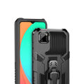 For Oppo realme C11 Car Magnetic Holder Clip Back Armor Case Mecha Warrior mobile phone case Stand Hard Protection Cover Mechwarrior phone case Anti-fingerprint self-supporting stand case. 