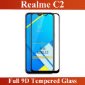 Realme C2 Full Black 9D/5D/10D/11D/6D Tempered Glass Screen Protector Edge to Edge Full Glue Premium Quality Film For Realme C2. 