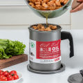 Oil Storage Container With Filter Oil Container With Built-in Strainer Household Pot Stainless Steel Pot Oil Pot For Kitchen Household Oil Pot With Filter Stainless Steel Oil Pot With Strainer. 
