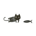 1 Pair Ear Studs Fish Shape Exquisite Jewelry All Match Lightweight Cute Stud Earrings for Dating. 