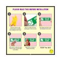 Amazing sign Save Water Don’t Waste it Sign Board Sticker All Stickers are "2 Packs". 