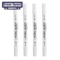 Fabric Pen for T-shirts Waterproof Fabric Markers for T-shirt Graffiti Dual Tip Textile Pens for Clothing Drawing 4/6pcs Set White Fabric Marker. 