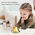 Wooden Handle Bell-1 x hand bell-en & Wood color. 