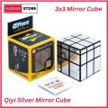 Original Qiyi Mirror Cube 3x3 Silver Sticker Less Qiyi Warrior S Best Quality Fast Speed Magic Rubik Speed Cube Educational Puzzle Toys. 