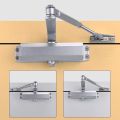 Manual Hydraulic Door Closer, Heavy Duty Interior and Exterior, Aluminum. 