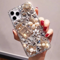 Sparkling perfume Bottle Diamond Case For iPhone 15 14 13 12 11 Pro Max X XS XR 7 8 Plus Back Cover. 