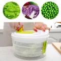 Large Manual Salad Vegetable Fruits Washer Spinner Lettuce Dryer Dehydrator. 