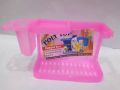 2 Layer Bathroom Shelf washroom stand Plastic Shampoo rack Tooth Brush Soap Holder. 