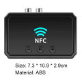 Wireless Receiver High Fidelity NFC RCA AUX3.5mm Bluetooth-compatible 5.0 HiFi Receiver. 