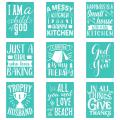Sticky Silk Screen Printing Stencil Reusable Self-adhesive Letter Stencils for Diy Crafts Home Decor Perfect for T-shirts Bags Wood Projects Easy to Use Clean Silk Screen Printing Stencil. 