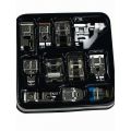 11pcs SET TAPAK MESIN PORTABLE Tapak Tepi Tapak overcast Tapak zip solok Tapak Baby seam Presser Foot Sewing Foot Presser Foot NEW. 