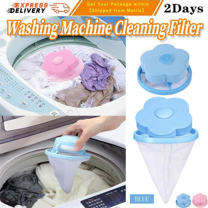 Washing Machine Floating Lint Mesh Trap Bag Hair Catcher Filter Net ...