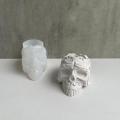 Epoxy Resin Skull Mold DIY Craft Handmade Mold Cement Mold Flowerpot Mold Silicone 3D Shape Resin Mold for Home Decor Garden. 