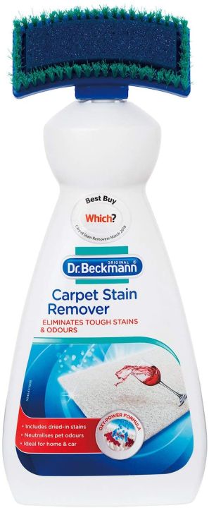 Dr Beckmann Carpet Cleaner with Brush - 650ml Stain Removal Solution