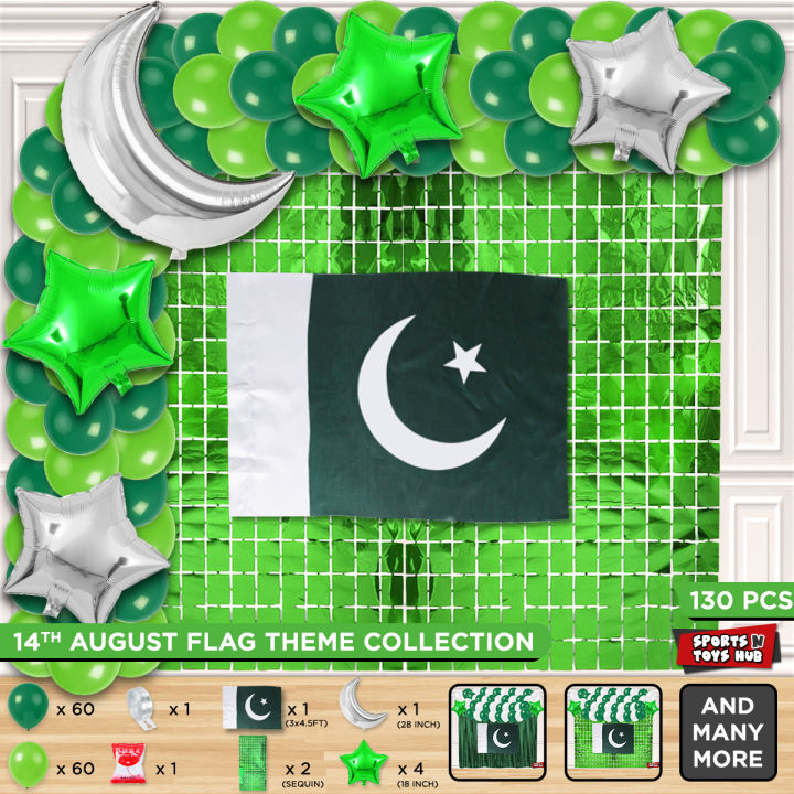 Pakistan 14th August Independence Day Theme Flag Set For Decorate Your Offices School Classes Restaurant, Home Parties & Decoration 14 Aug National Event Functions Celebration Party Decor Supplies Jashan E Azadi Celebrate Event With Family : YlOPaNKw