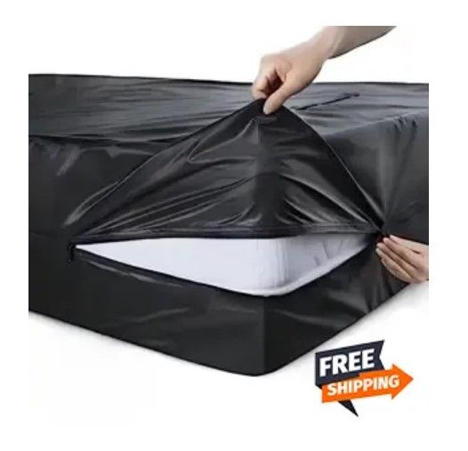 Zippered Waterproof Mattress Protector | Bed Bug Proof - 100% All Sides Waterproof Mattress Cover | All Sizes Available - 360 Degree Waterproof Safety | Choose Size