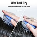 Scalp Head Round Anti-itch Scratcher Household Scalp Cleaning Massage Shampoo Brush. 