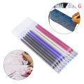 10pcs Heat Erasable Pen High Temperature Disappearing Fabric Marker Tailoring. 