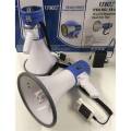 Power Megaphones ER-66 USB Series.ER-66 is a hand grip megaphone with detachable PTT microphone featuring 25 W power and 700 meters range with excellent intelligibility.Three models are available equipped with different functions including Siren (ER-66S),. 
