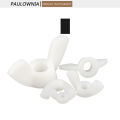 【BestGO】Plastic Nuts Nylon Wing Nuts Butterfly Nut to Fit Bolts Screws Black White M3 M4 M5 M6 M8 M10 M12 DIY Tool Kit. 