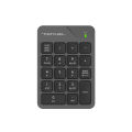 A4tech Fstyler FGK21C 2.4G Wireless Numeric Keypad - Backspace Key - USB C Rechargeable - For PC, Laptop, Mac - Grey. 