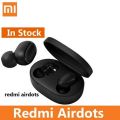 Xiaomi Mi Redmi Airdots Bluetooth Wireless Earbuds With Charging Cable Gift- Black. 